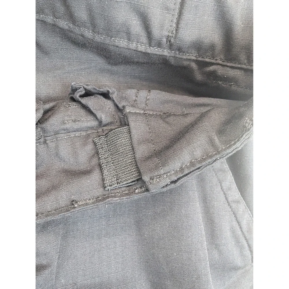 TRU-SPEC 24-7 Tactical Cargo Pants Mens 34 Black Ripstop Military Work Utility